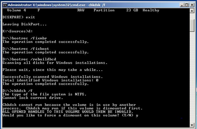 修复无法安装的卷引导错误