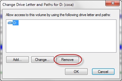 在Windows步骤4中隐藏分区