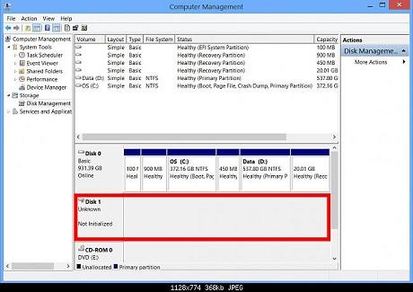 从未初始化的磁盘硬盘驱动器中恢复数据未初始化