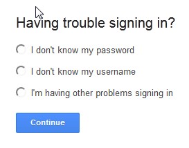 恢复忘记Gmail用户名