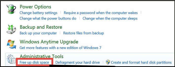 确保Windows驱动器上的可用空间，以避免蓝屏死机