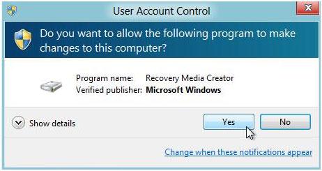 使用USB恢复驱动器还原Windows 8