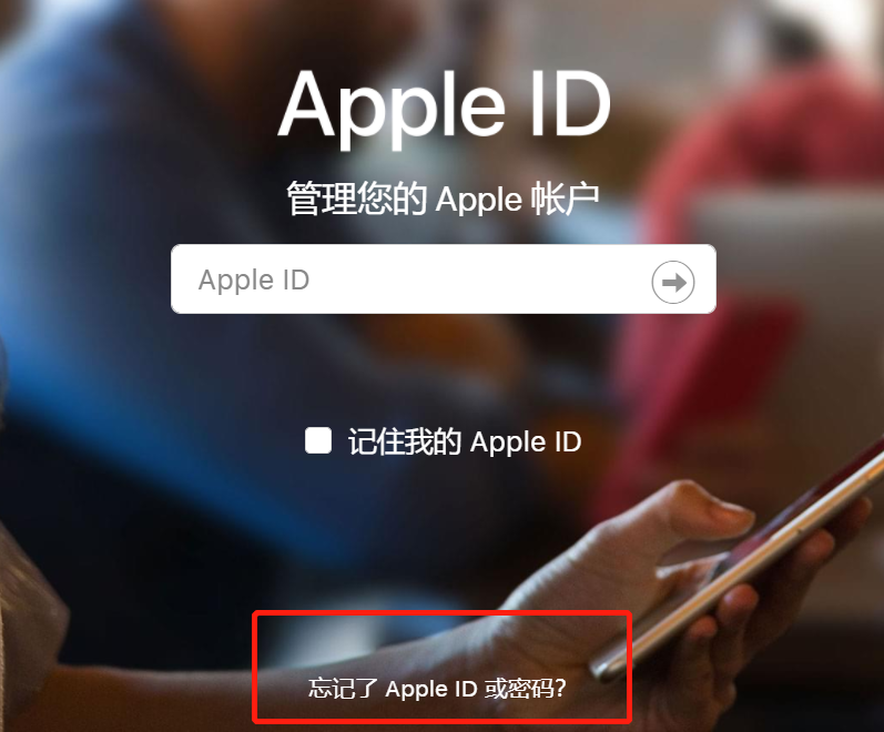 重置Apple ID电子邮件