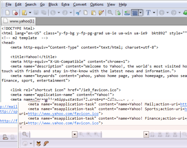 查看网站上的源代码