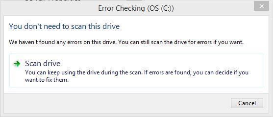 自动修复硬盘第3步
