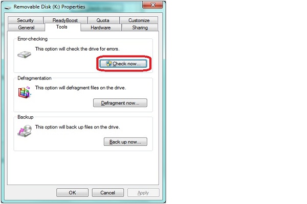 闪存驱动器修复 