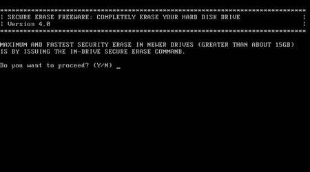 安全删除：HDDErase