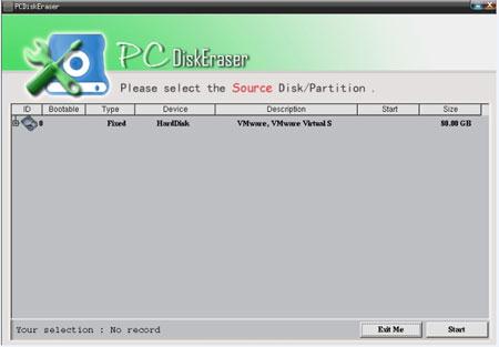安全删除：PCDiskEraser