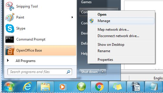 delete partition in Windows 10 delete partition in Windows 10 step 1