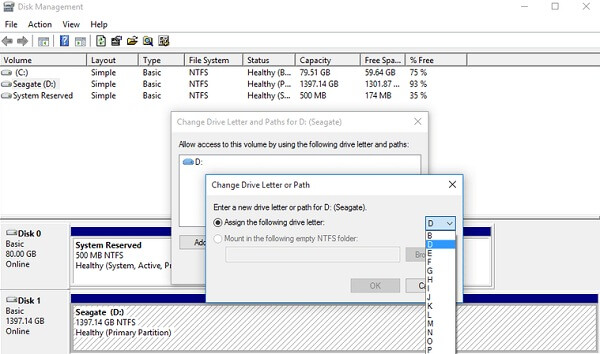重命名新的驱动器号以从SD卡恢复数据