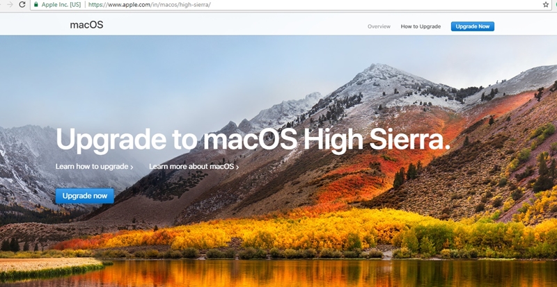 macos 10.13high sierra