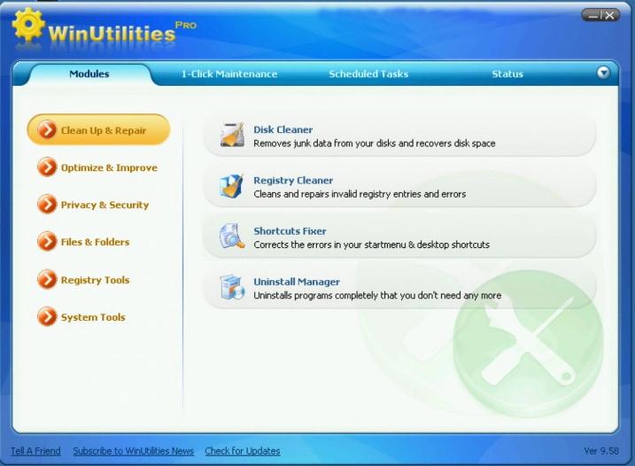 WinUtilities Pro从Windows中删除不需要的文件