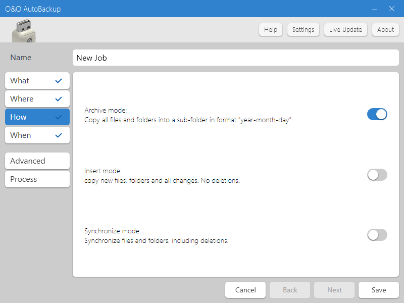 2018-O＆O AutoBackup中的Windows备份软件