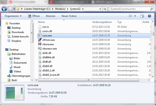 修复csrss.exe相关问题