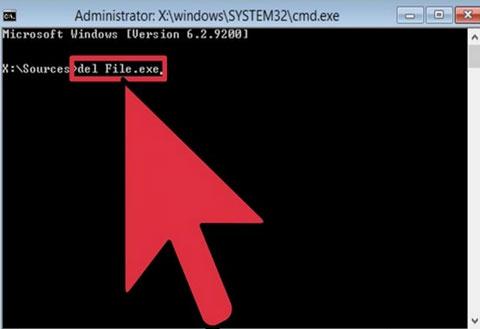 如何通过电子方式删除锁定的文件