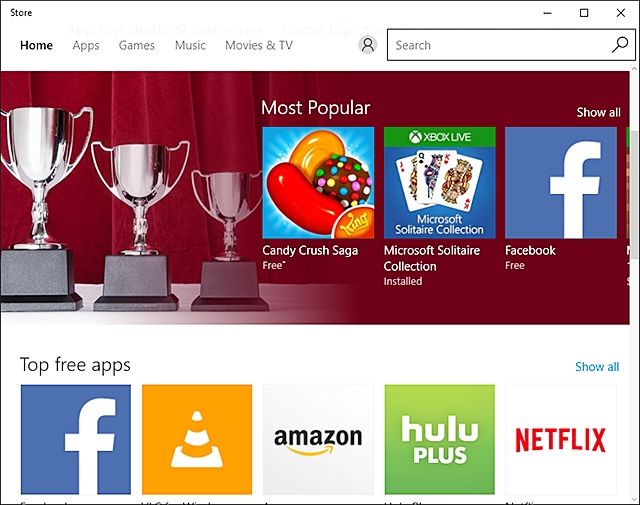 清除Windows商店缓存