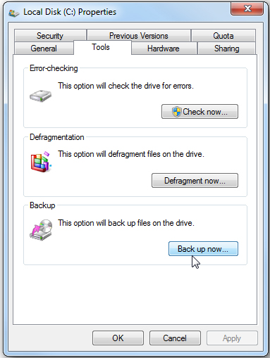 设置备份和还原