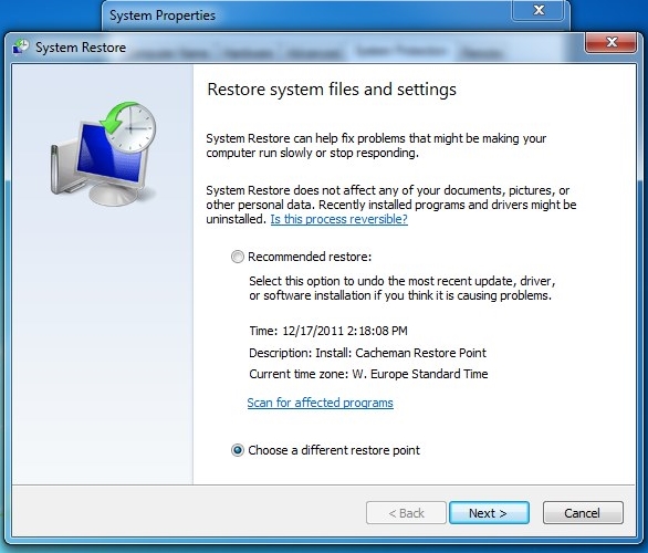 备份Windows 7注册表