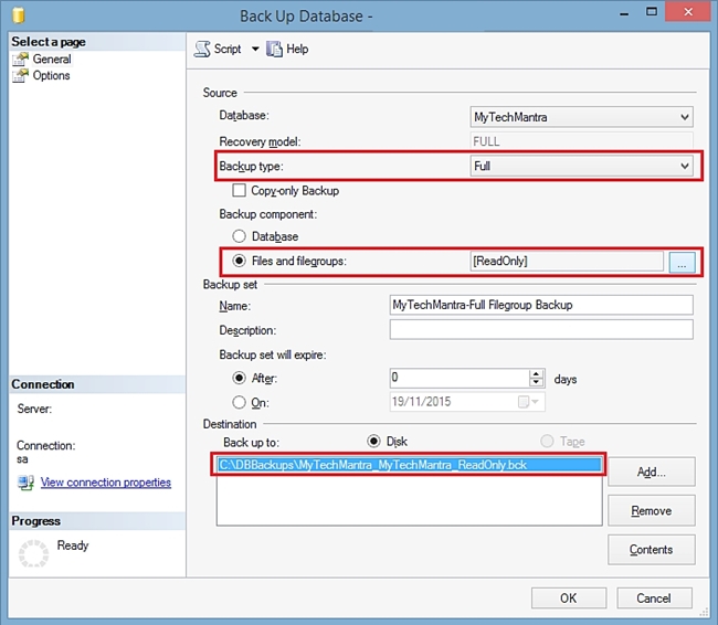 备份sql server数据库