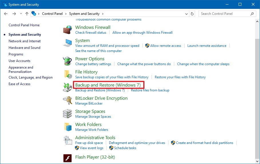 Windows 10映像备份