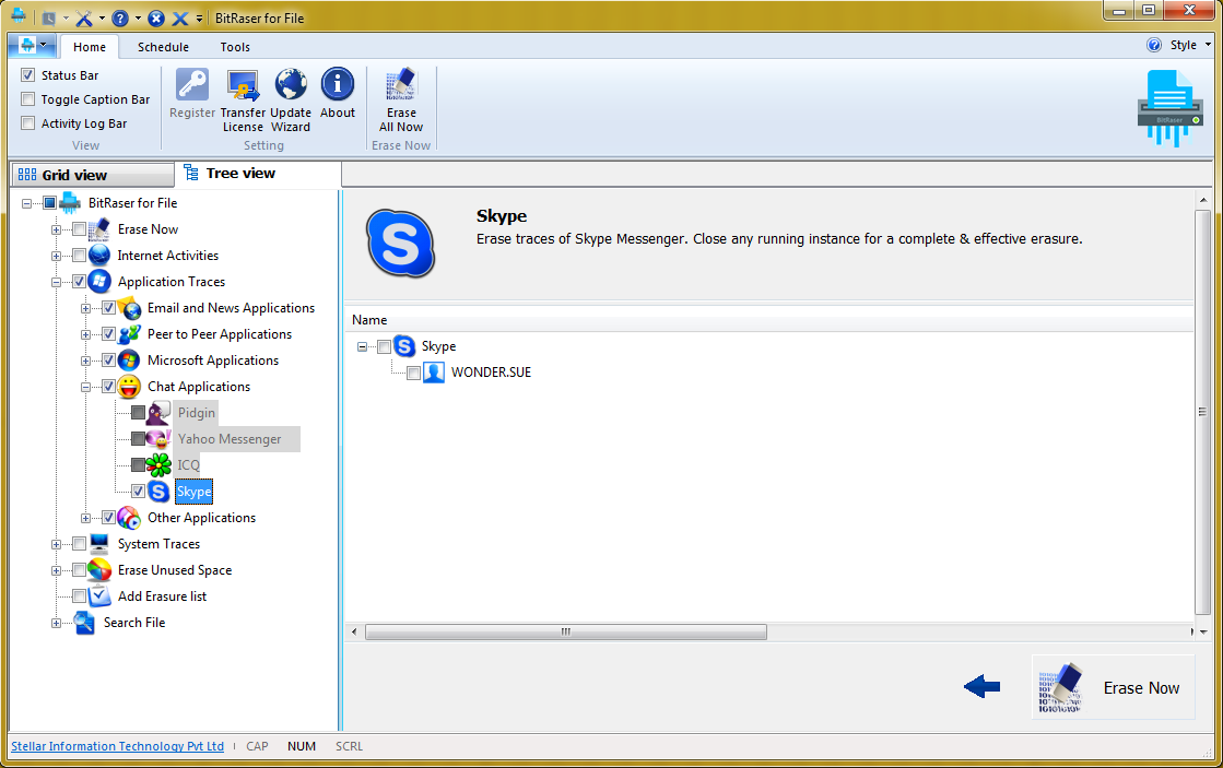 擦除Skype聊天记录