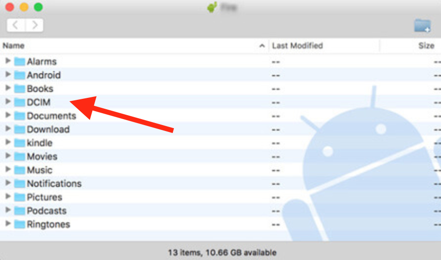 如何将文件从索尼传输到mac-Open DCIM然后是Camera  - 第3步