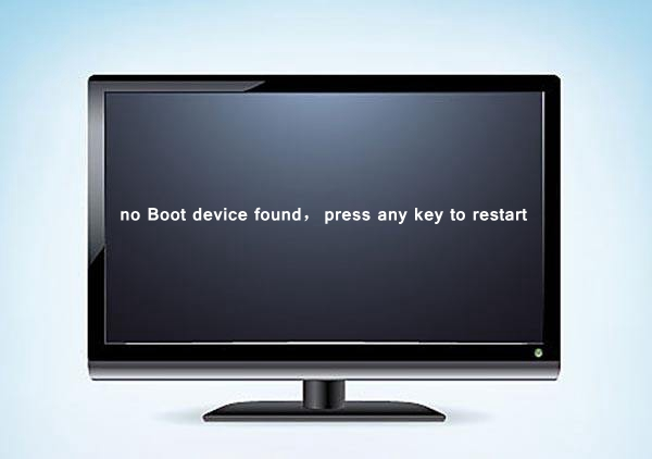 电脑提示NoBootDevice怎么修复