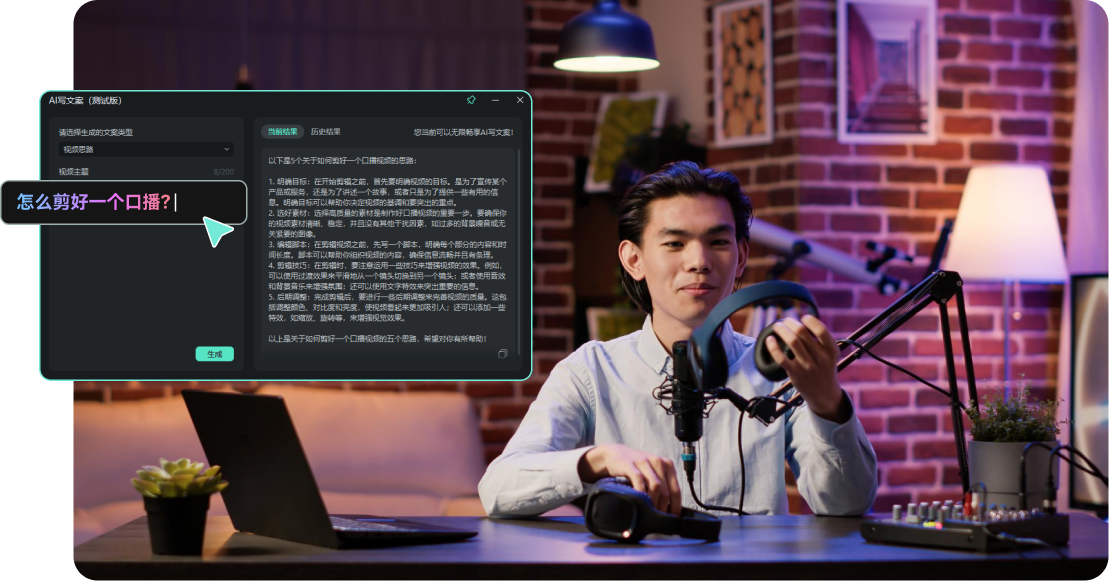 视频里的配音文字怎么加？
