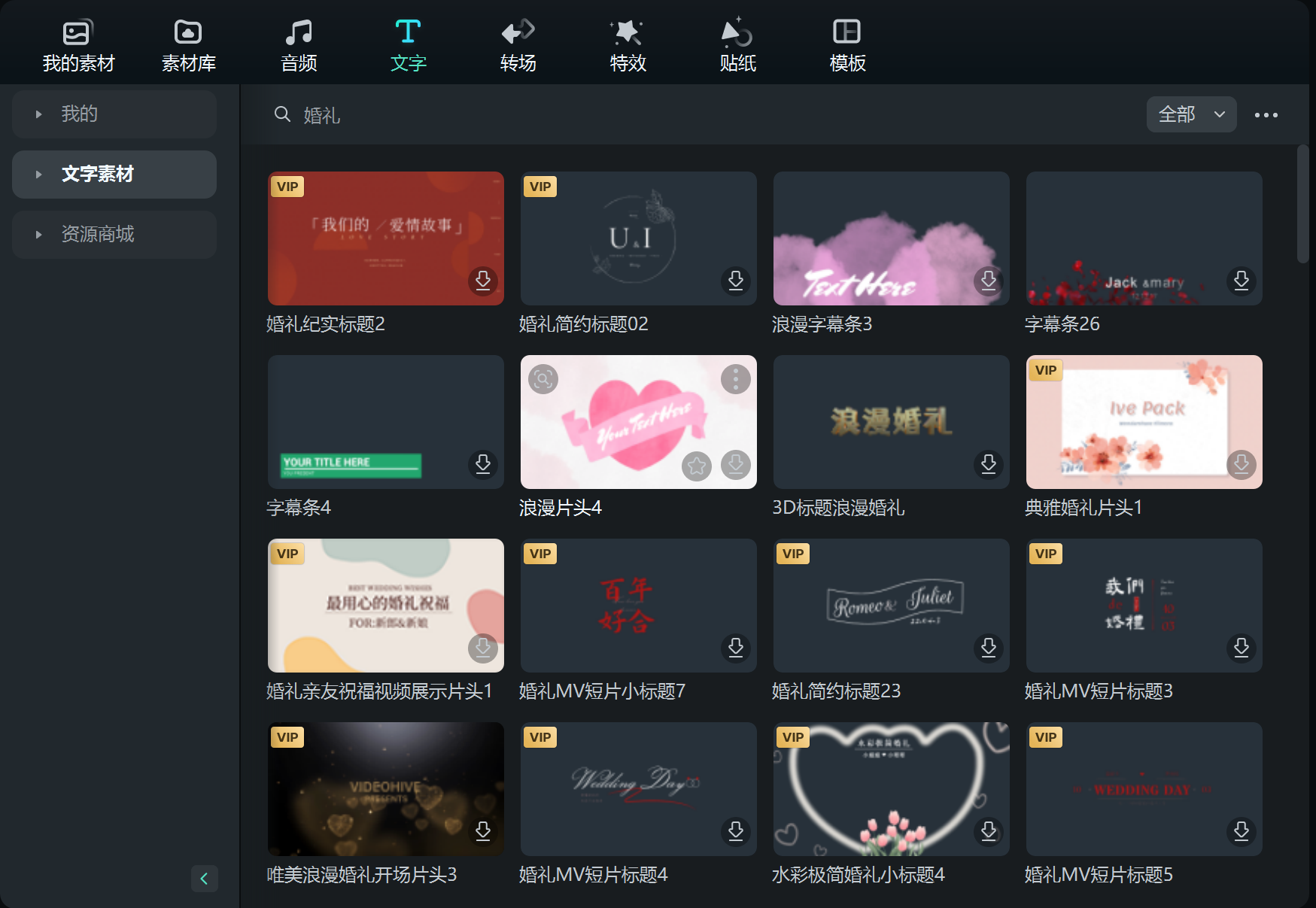 婚礼vcr视频制作_添加特效