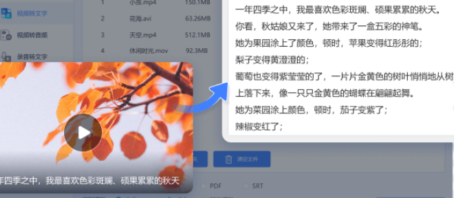 视频内容转文字的优势介绍