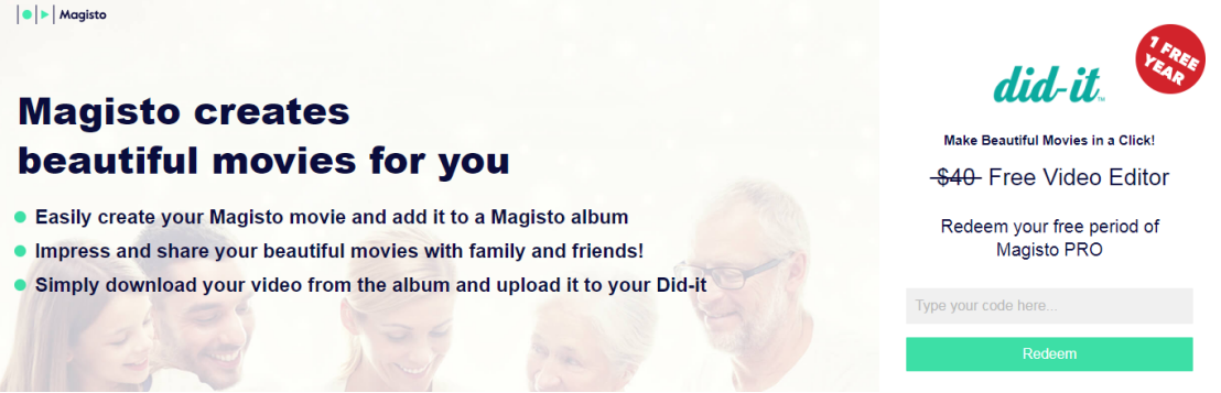 Magisto、在线视频剪辑网站