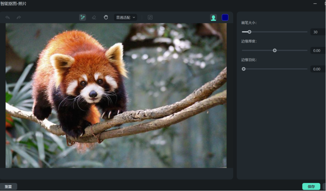 视频高清抠像要选中需要抠取的图像部分