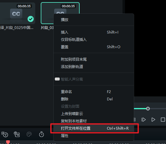 srt文件所在位置