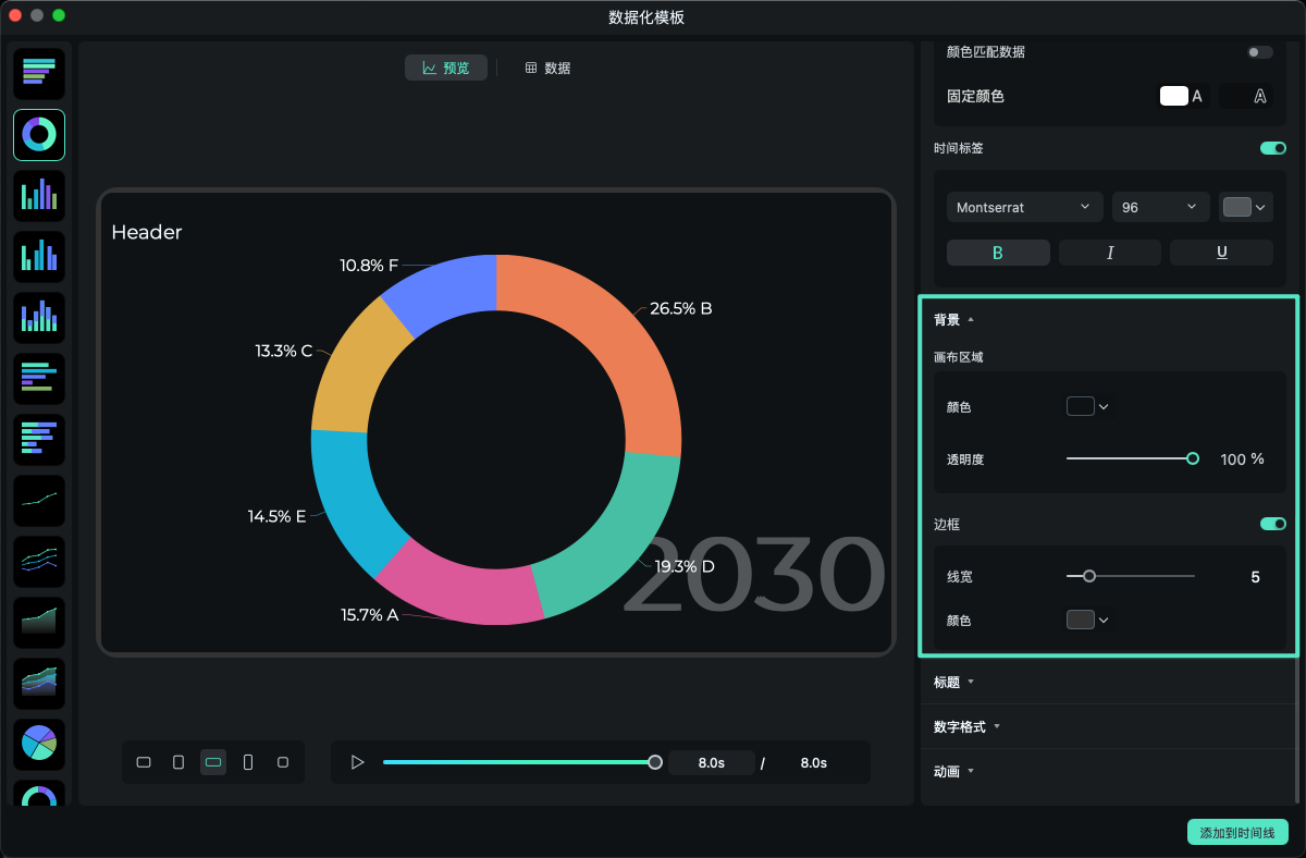 调整背景与边框