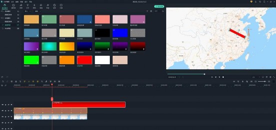 许多地方汇聚到一个点的视频