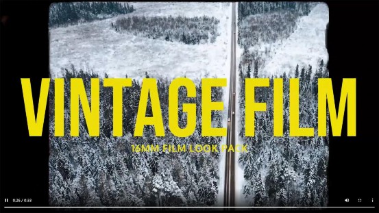 打造16mm的老胶片电影效果