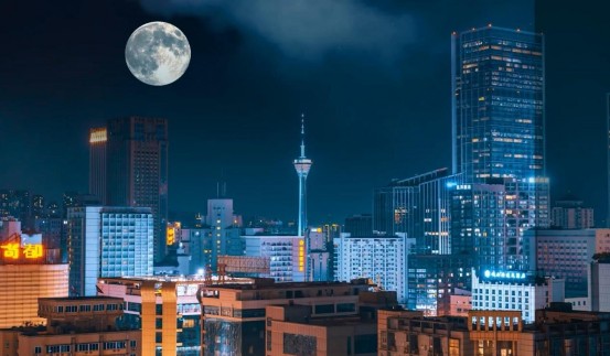 超级月亮高清图片