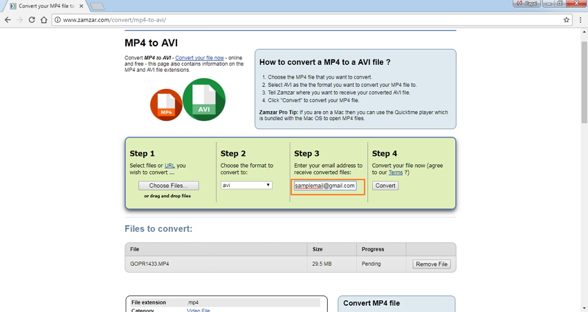 输入电子邮件地址以获取视频