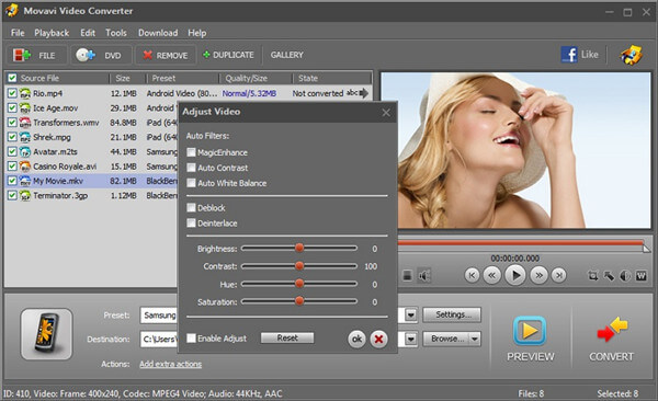 MP4到DVD刻录机 - 适用于Mac的Movavi Video Converter