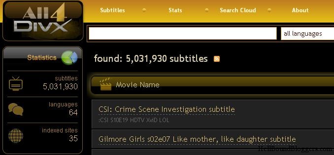 subtitles free download-all 4 divx