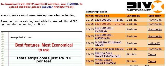 subtitles free download-divx subtitles