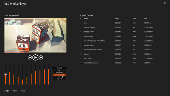 AVI播放器Windows 10  -  VLC