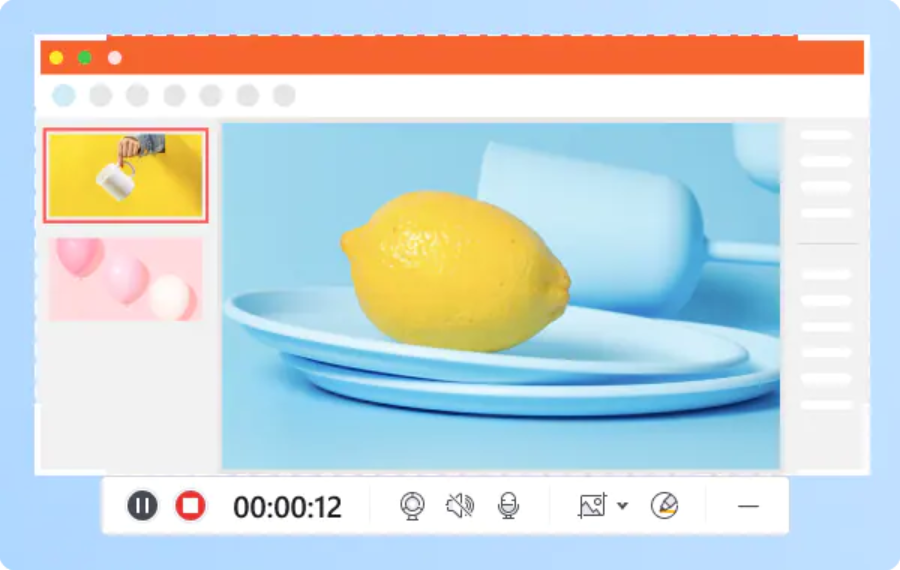 自定义录制画面