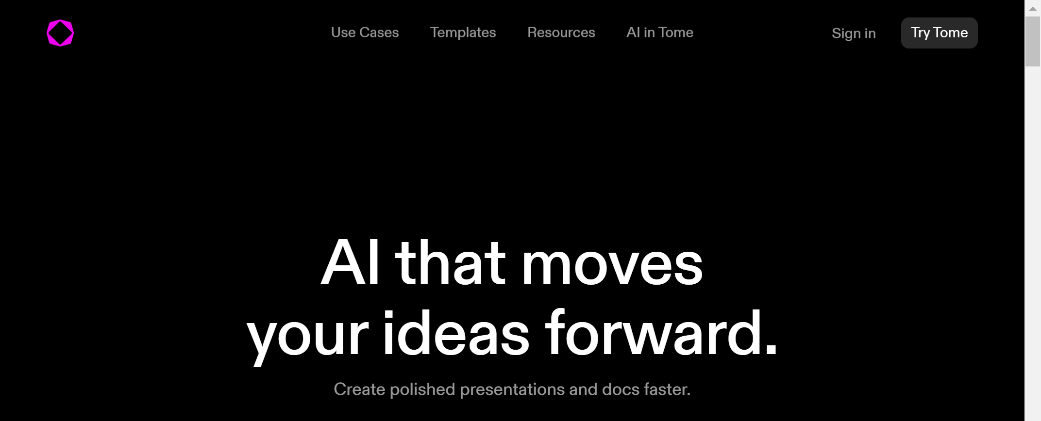 AIGC其他富媒体软件Tome