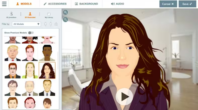 Oddcast数字人设置