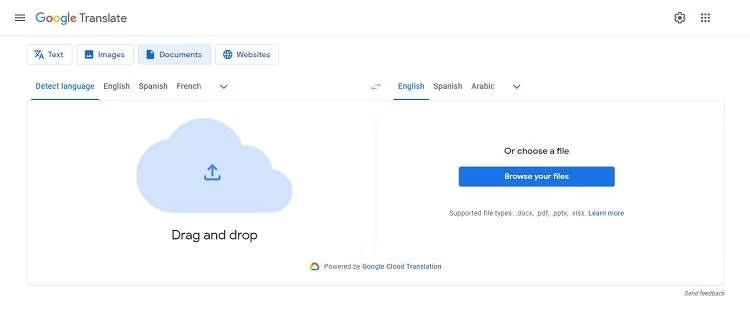 Google 翻译-最佳 SRT 文件翻译工具