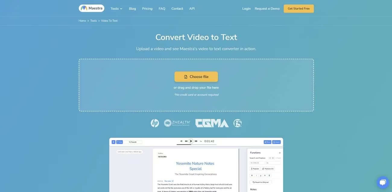 Maestra视频语音转文字工具