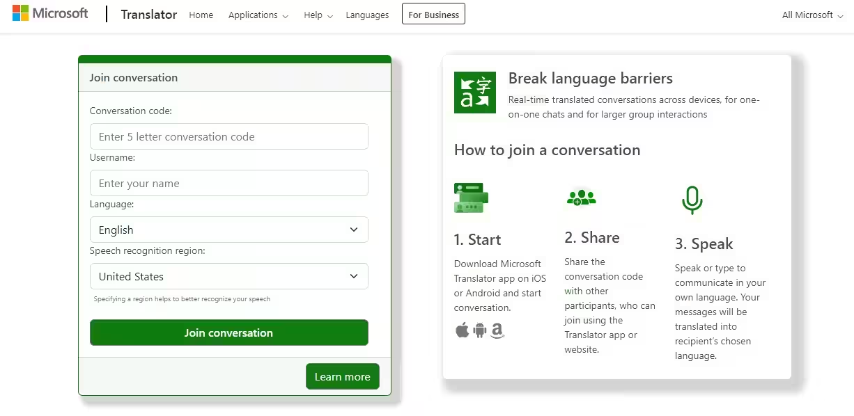 Google翻译的最佳替代方案-Microsoft翻译