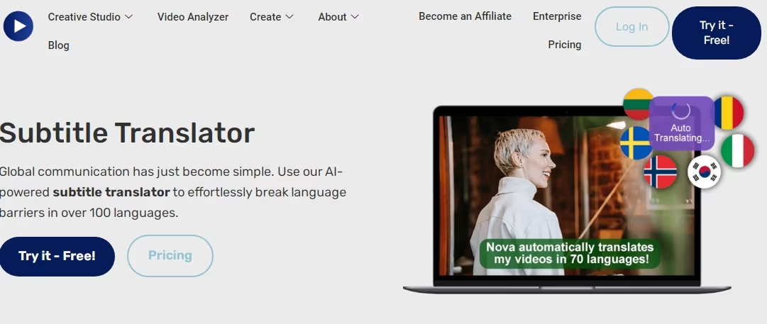 Nova AI字幕翻译工具
