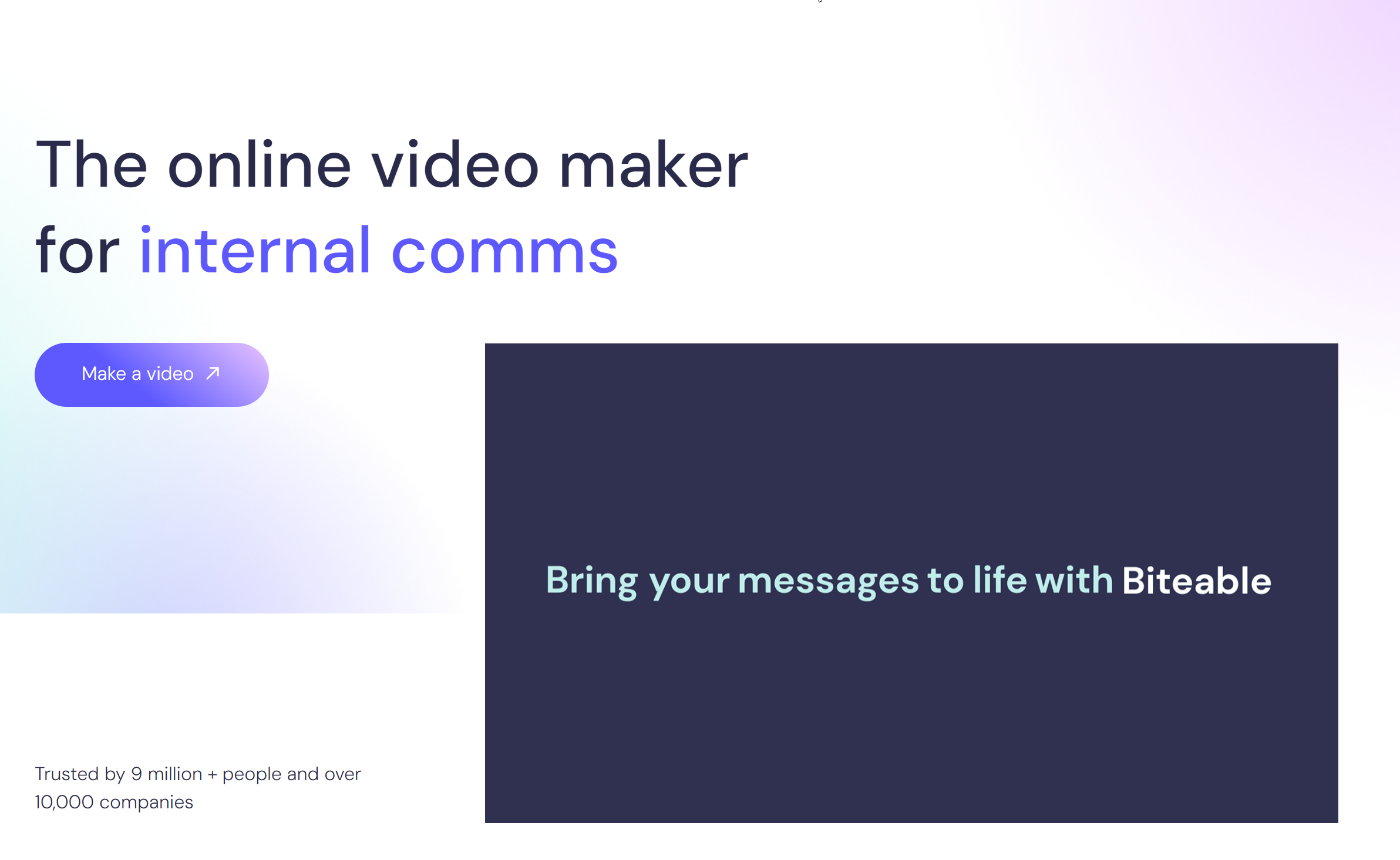 Biteable ai文案转视频